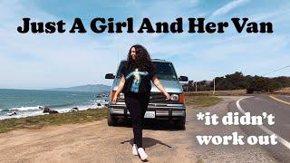 Solo Female Vanlife | A VERY Disappointing Day On The California Coast