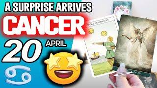 CANCER A SURPRISE ARRIVES  – Horoscope for Today April 20 2025 | Tarot Reading