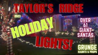 Taylor's Ridge Holiday Lights 2023! Top attraction in Seattle Area.