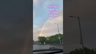 Rain-bow Meaning is hope #everyone #subscribers @Purple joy summer