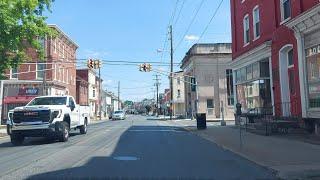 Driving from Bally to Boyertown, Pennsylvania