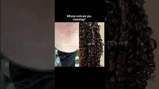 WHOSE CURLS ARE ? #hair #hairstyle #funny #youtubeshorts #shorts #bald