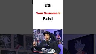 I Am Going To Guess Your Surname! #ytshorts #facts #name