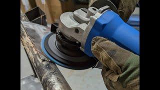 The New LINE10 Tools Blue Zirconia Flap Wheel in action! #shorts