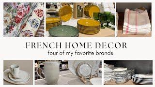 French home decor and interior brands: come shop with me