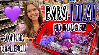 NO BUDGET *BARA LILA* SHOPPING CHALLENGE!️