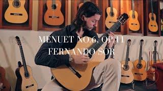 F. Sor | Menuet No.6, Op.11 on a Sangirardi e Cavicchi Classical Guitar