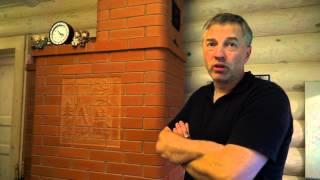 Вырицкий печник. Печь с изразцом.