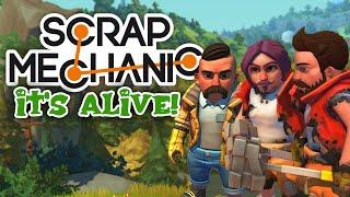 It's not dead? Scrap Mechanic got an update so I've dragged Nev and Shadow along to explore!