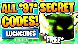 ALL *97* SECRET WORKING BUBBLE GUM SIMULATOR CODES! *2020* FREE LUCK | Roblox Bubble Gum Simulator