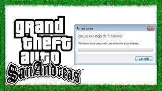  Solucionar el Error Gta Sa exe dejo de funcionar - [Gta_SA.exe Dejó De Funcionar] -  2020