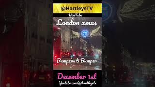 London @ Xmas - December 1st - Bumper to Bumper Traffic in Regent Street shopping area.