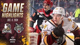 Grand Rapids Griffins at Chicago Wolves | Game Highlights | Dec.8 , 2024