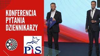 [PiS] pytania dziennikarzy [NIK wizy, kongres PiS, zbiorniki retencyjne, operacja Feniks]