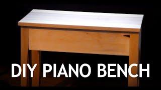 DIY Custom Piano Bench