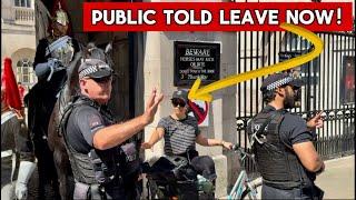 PUBLIC WAS TOLD TO LEAVE NOW! POLICE CONFRONTS A DISRESPECTFUL WOMAN ( KAREN )