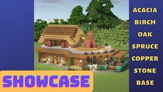Minecraft - Wood Survival Starter House - Showcase