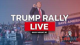 LIVE: President Trump Holds a Rally in Rocky Mount, NC - 10/30/24