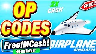 ALL *NEW* SECRET OP CODES In Roblox Airplane Simulator Codes! (2023)