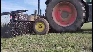 DEMUS RH600 + Fendt tractor in Lithuania