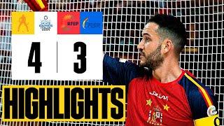 Spain vs Italia (4-3) | HIGHLIGHTS WORLD CHAMPIONSHIP MEN