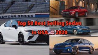 Top 50 Best Selling Sedan in USA 2020 (Full Year)