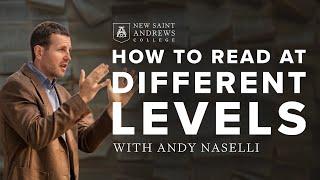 How to Read at Different Levels | Dr. Andy Naselli | NSA Disputatio 2024-2025