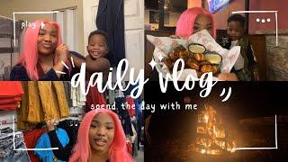 VlOG| Bonfire with family, Shopping for Blu