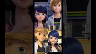 Miraculous Marinette and Adrian #marybug #marinetteyadrien #adrienette