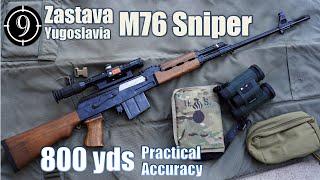 Yugo M76 Sniper [Zastava] to 800yds: Practical Accuracy - The Bosnian War / Yugoslav War Sniper