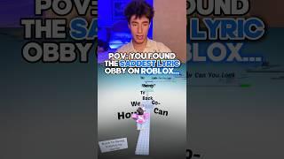 The SADDEST ROBLOX Lyric OBBY… Can I COMPLETE It⁉️