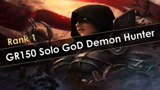 Diablo 3 Rank 1 Solo GR150 Demon Hunter