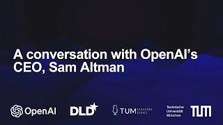 OpenAI's CEO, Sam Altman at the Technical University of Munich | TUM Speakers Series