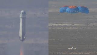 Blue Origin NS-30 New Shepard launch and landing