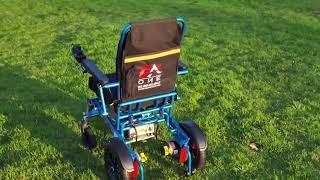 Electric wheelchair D9X Pro EAONE  #1 automatic Folding Fabulous blue️