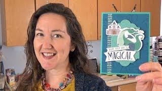 A Dragon & His Castle: Myths & Magic Designer Paper Card