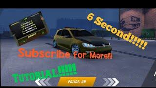 6 Sec.  Car parking Multiplayer  Tutorial (Subscribe)