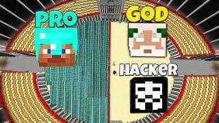 Minecraft Battle: NOOB vs PRO: 100.000 PRO VS HACKER AND GOD CHALLENGE / Animation