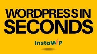 InstaWP install & host WordPress websites in seconds! 