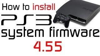How to install PS3 firmware 4.55