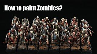 How to paint Zombies? Warhammer Old World Fantasy Battle Vampire Counts WargamingZone