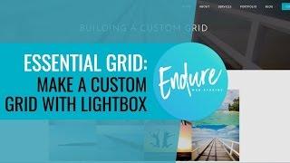 Essential Grid - How to make a filterable custom grid with lightbox