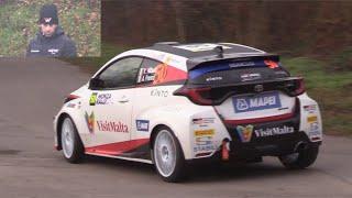 Cycling Legend Vincenzo Nibali Racing at the 2024 Monza Rally Show with a Toyota GR Yaris R1T 4X4!!!