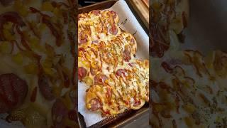 Korean-Style Sausage Pizza Bread (Sausage-ppang) is the Stadium Snack You Need #shorts #dodgers