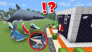 JJ and Mikey SECURITY HOUSE vs TRALALERO TRALALA CHALLENGE in Minecraft - Maizen