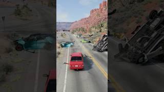 Realistic Highway Car Crashes #169 -BeamNG.Drive