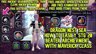 How To Easily STG 20 Beater With Maverick : DN SEA Event Free Ancient Sprout Gear & Kanna Gift Box