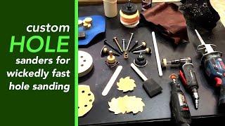 How To Sand Holes QUICK!  Circular Circles