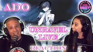 GHOULISHLY BEAUTIFUL - ADO - UNRAVEL LIVE - REACTION