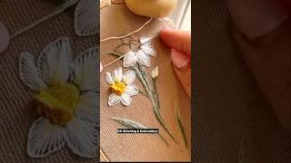 Quick hand embroidery #shorts #trending #stitch #handemboidery #ytshorts
